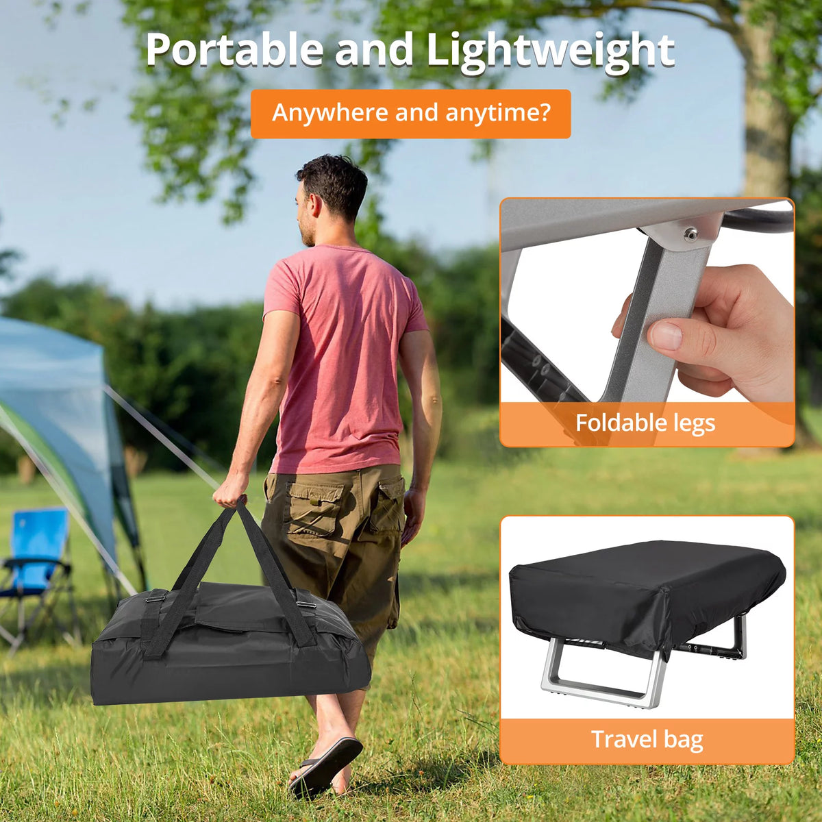 Portable Gas Stainless Steel Pizza Oven with Rotating Stone T575