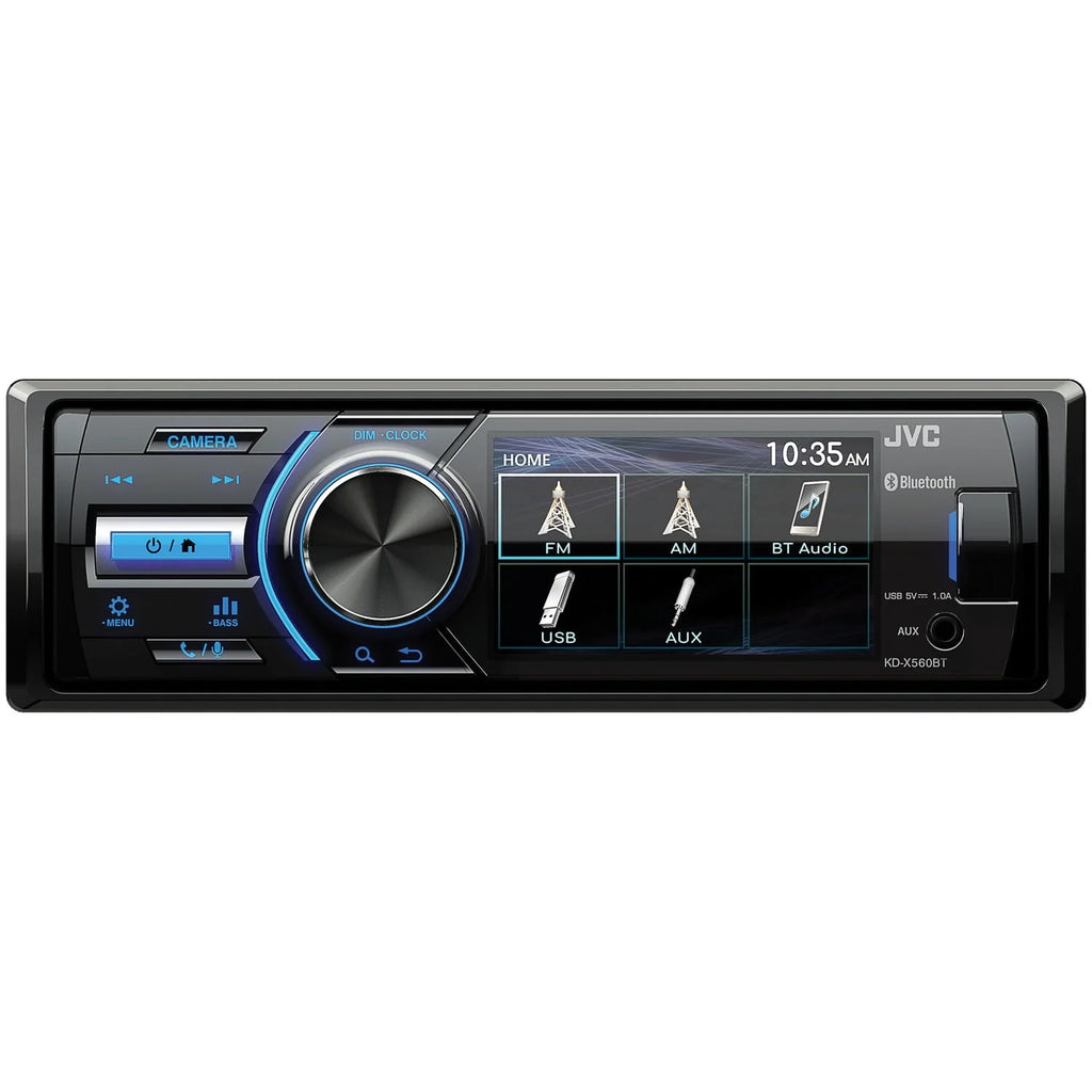 Single-DIN In-Dash AM/FM/CD Receiver with Bluetooth Z874