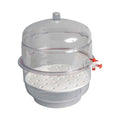 6x22 Polypropylene and Polycarbonate Vacuum Desiccator V49555
