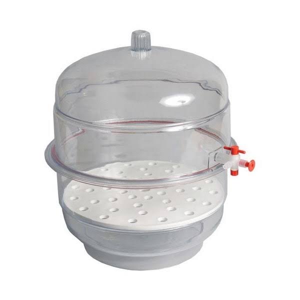 6x22 Polypropylene and Polycarbonate Vacuum Desiccator V49555