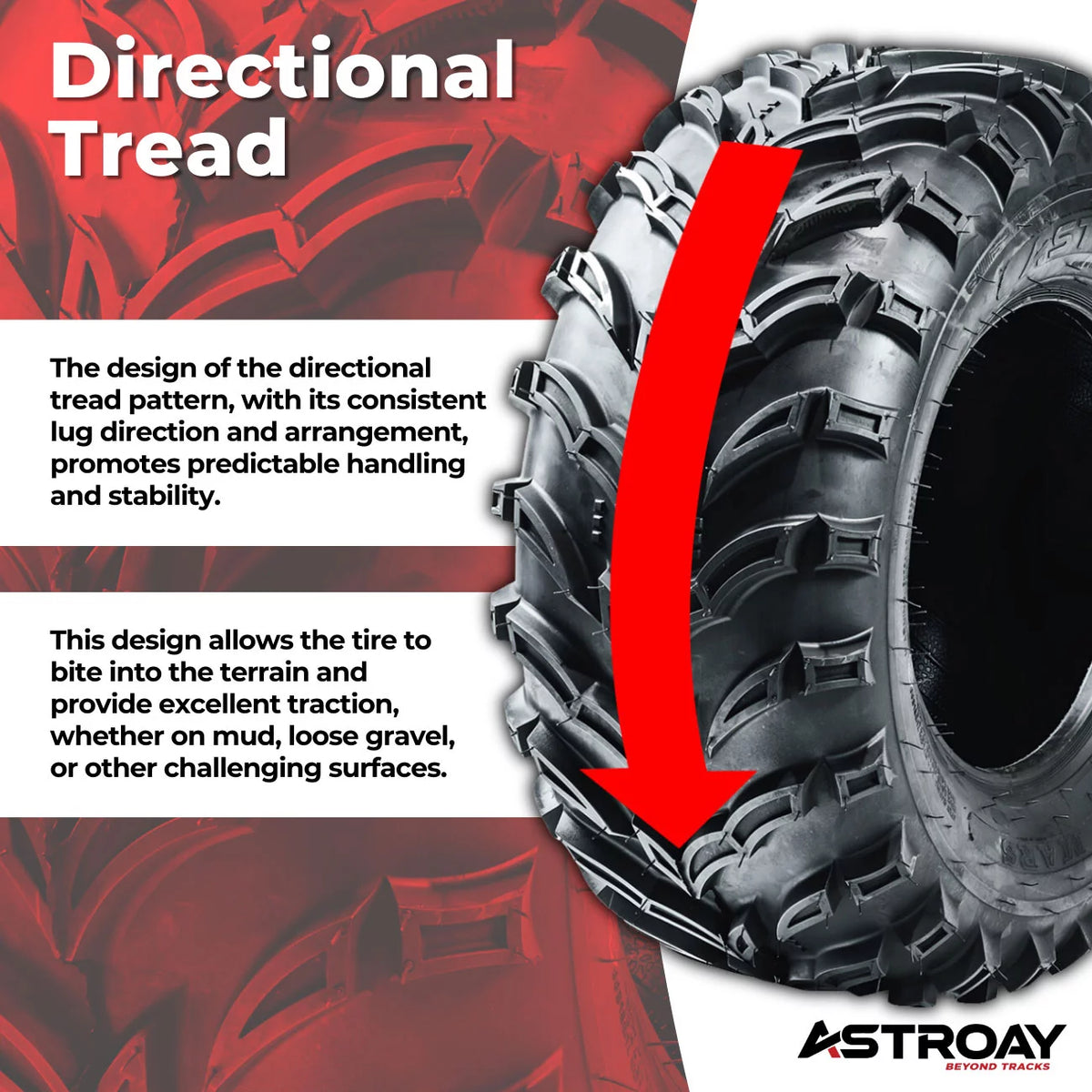 26 x 11 - 12 Utility ATV/UTV Tire Z250