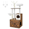 Cat Tree with Litter Box Enclosure 2-in-1 O205848