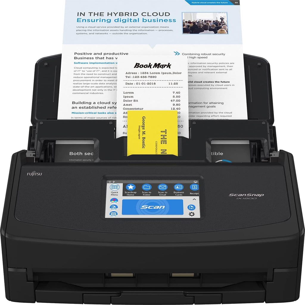 Black Document Scanner A86457