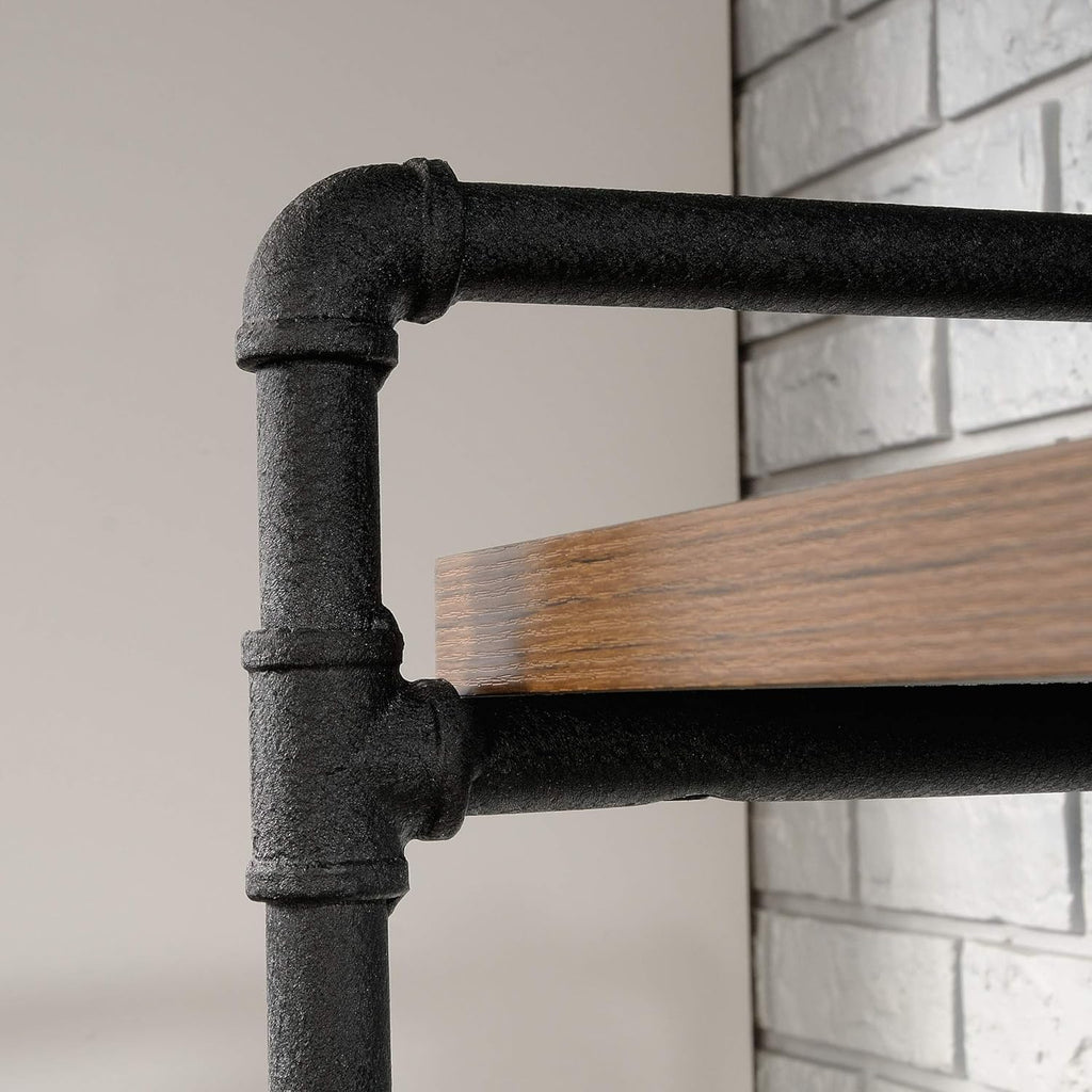 Checked Oak Bookcase B1122