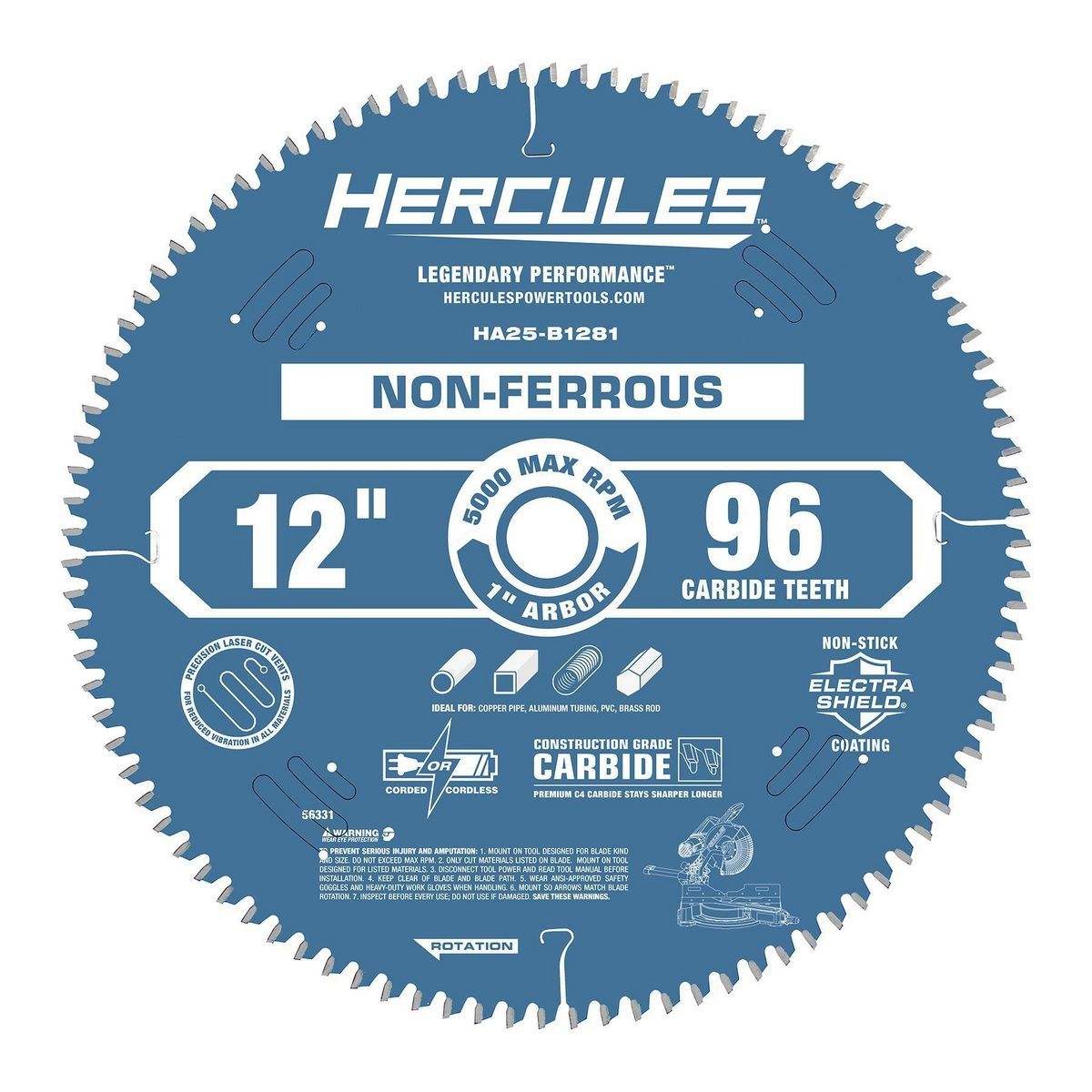 12 in. 96T Miter Saw Blade C2199