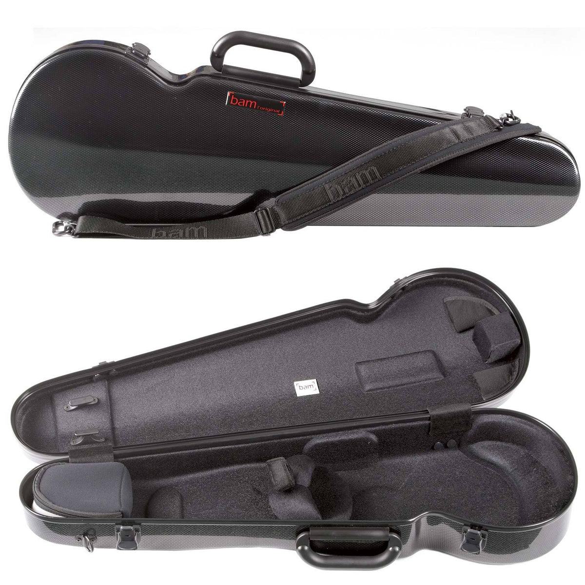 Contoured Violin Case Carbon Black A52079