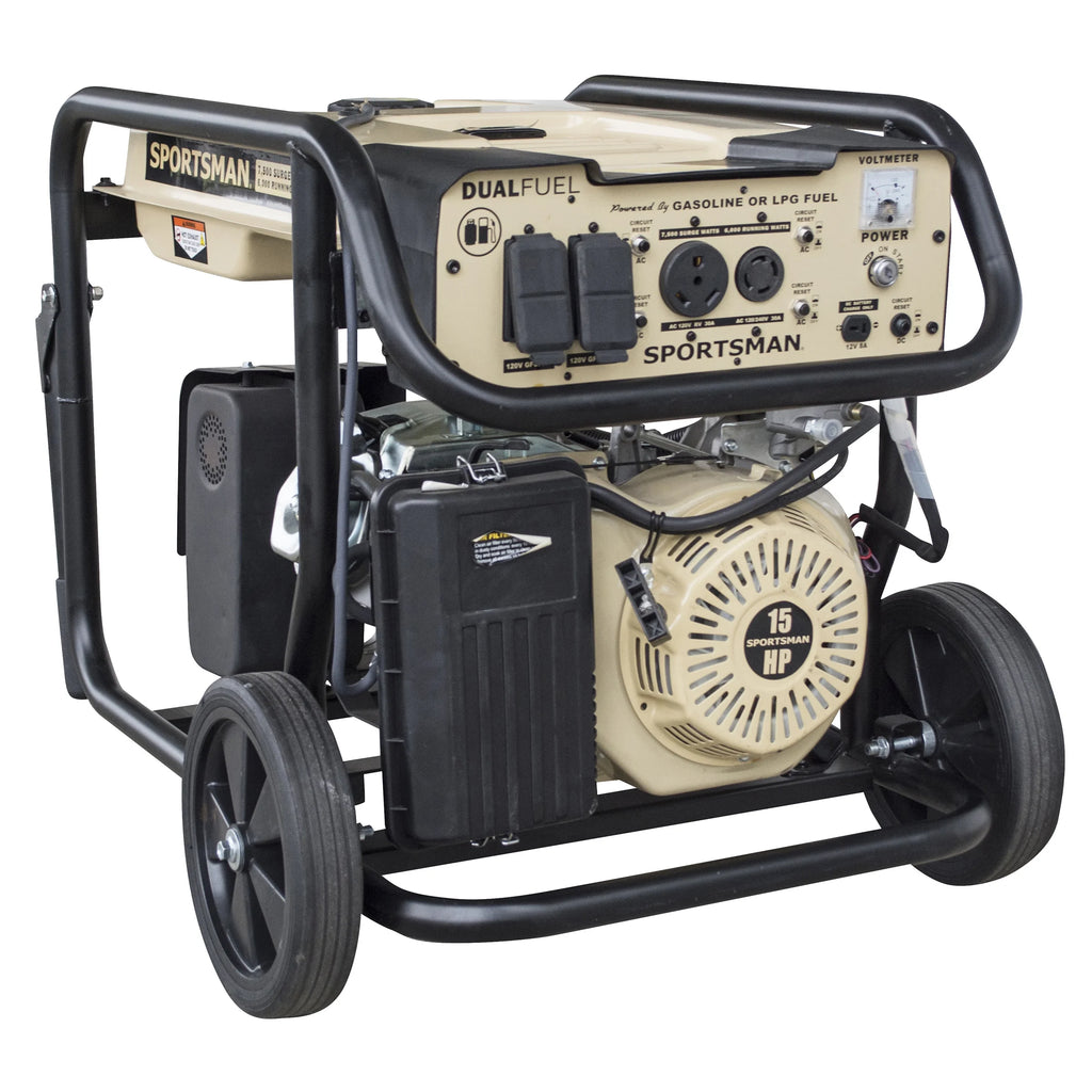 7500 Watt Dual Fuel Generator V5773