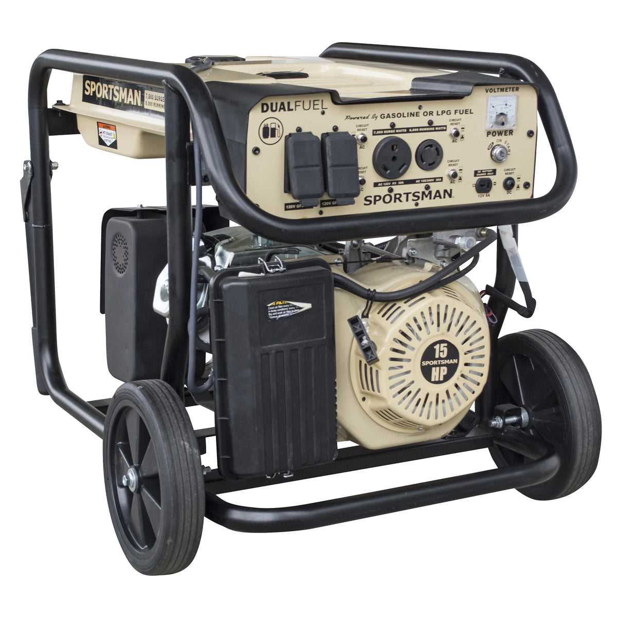 7500 Watt Dual Fuel Generator V5773