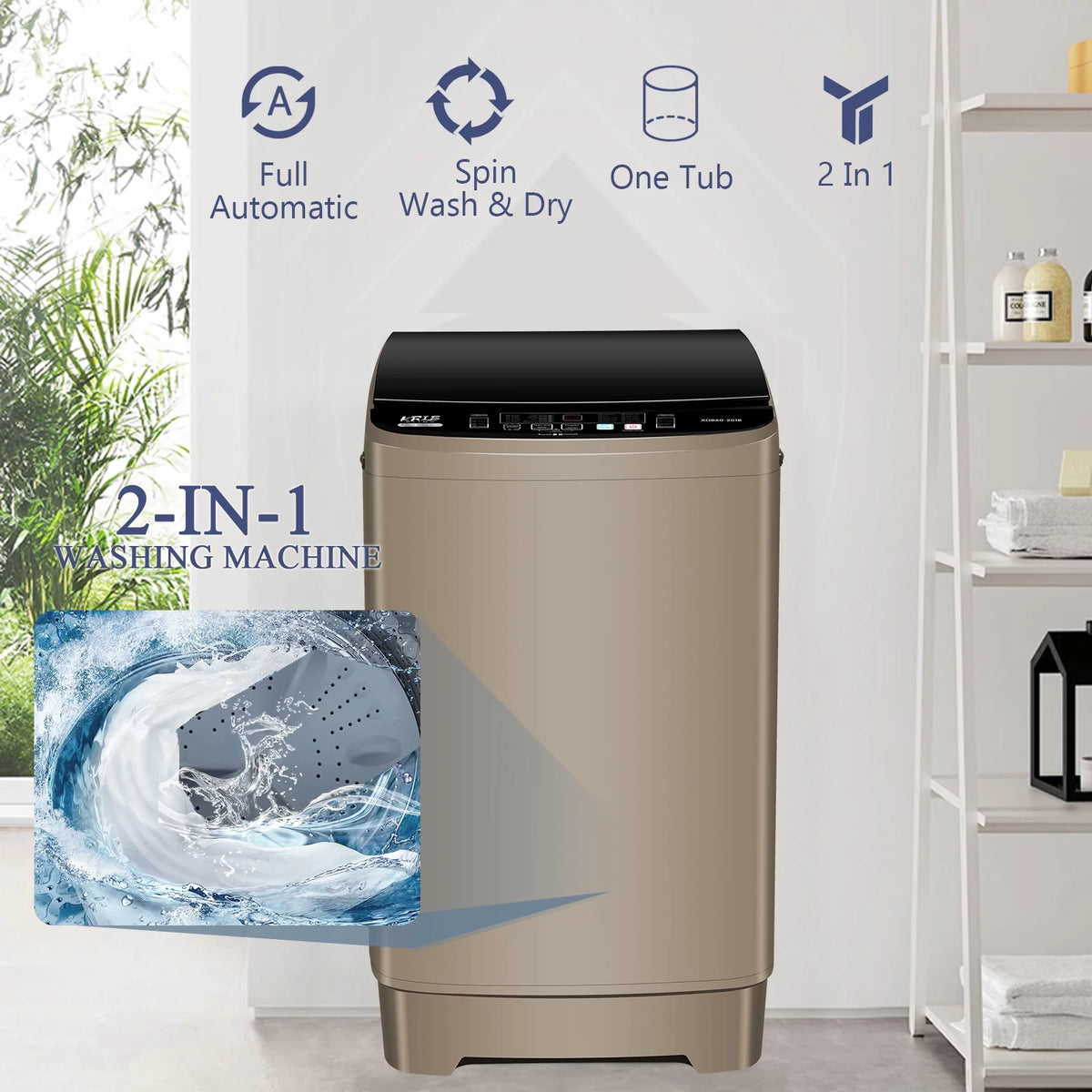 Full Automatic Washer with Drain Pump, 10 Programs L327761