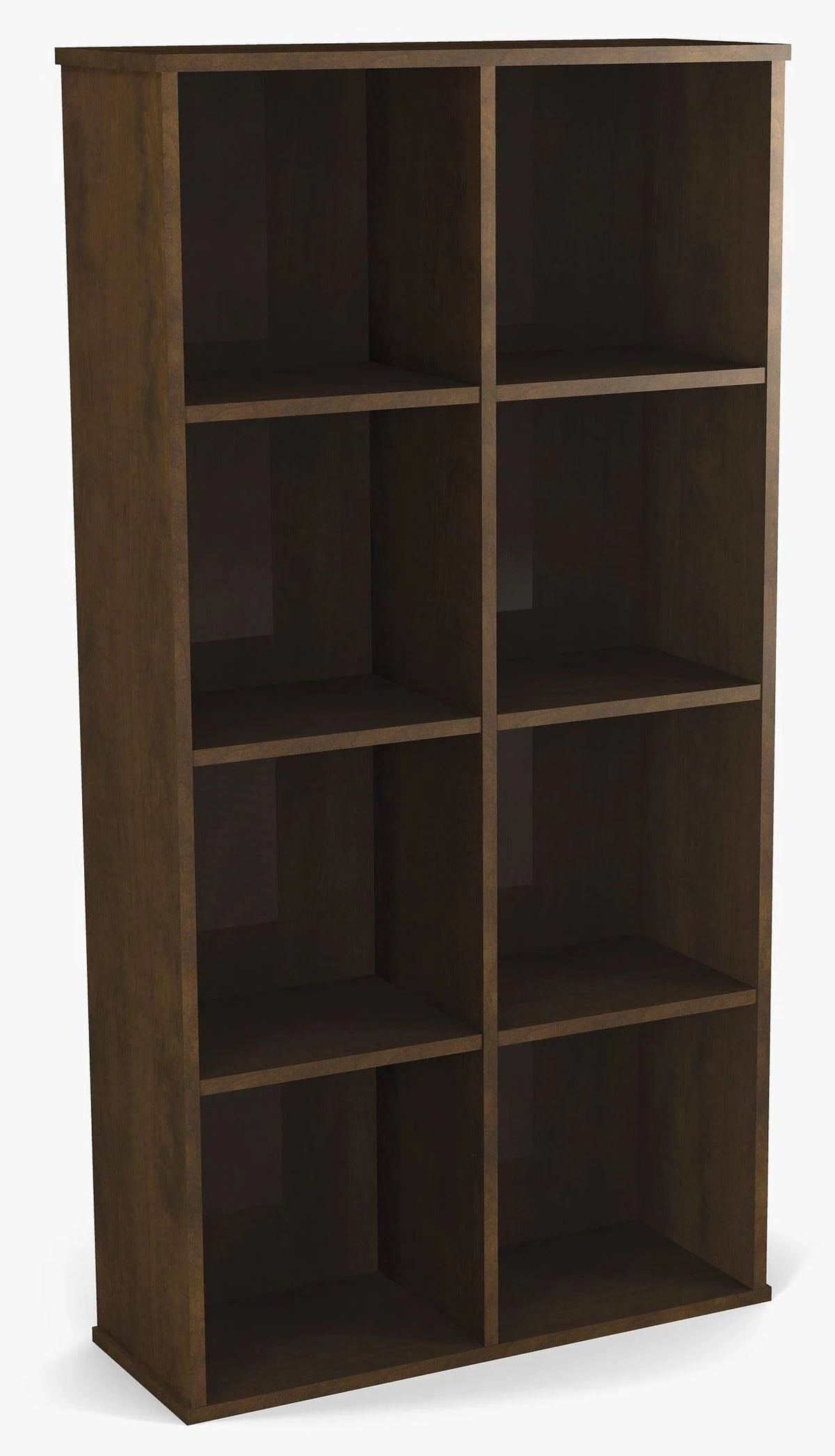 Chocolate Cubby Bookcase X1092