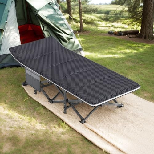 Camping Cot with Cushion and Carry Bag H1287