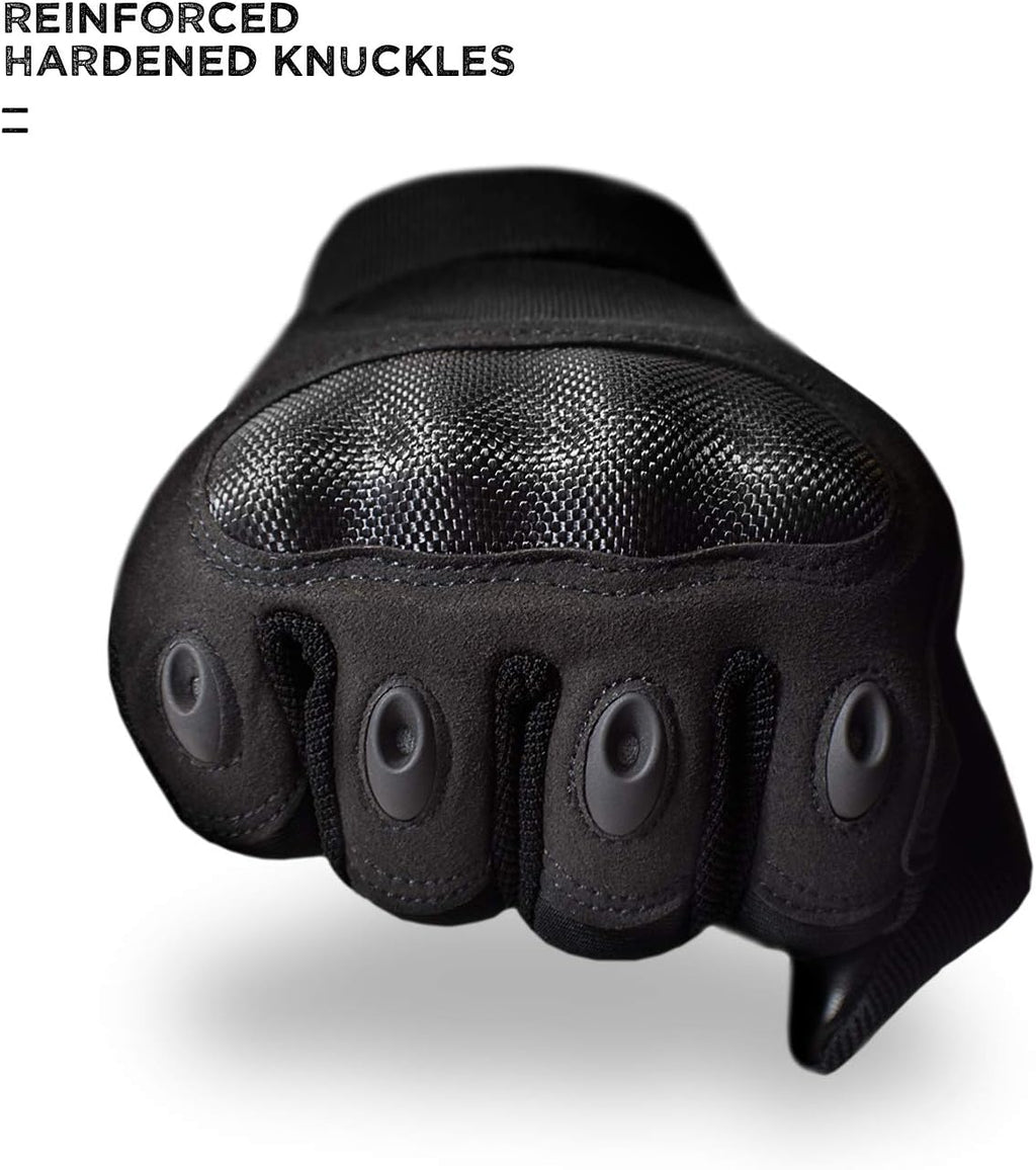 Lightweight Carbon Fiber Motorcycle Gloves with Touch Screen Fingertips P61488