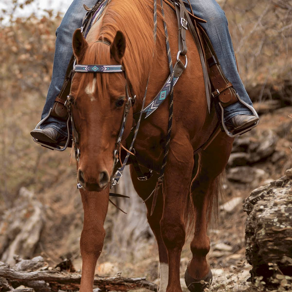 Beaded Ear Headstall H8149