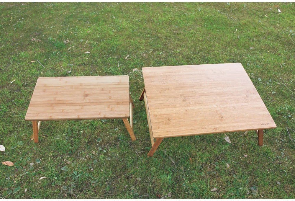 Foldable Bamboo Table Pack of 2 C334