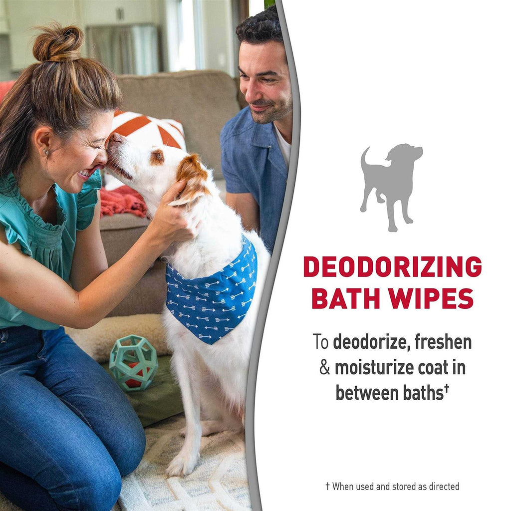 Deodorizing Bath Wipes for Dogs A841859