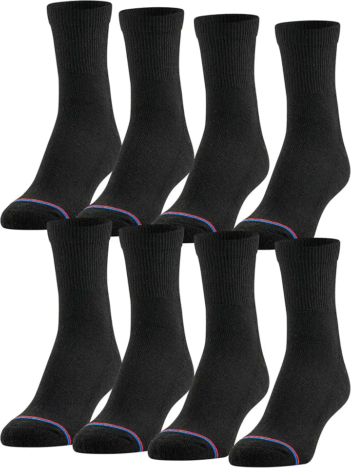 Quarter Socks with Non-Binding Top and Cushion O311