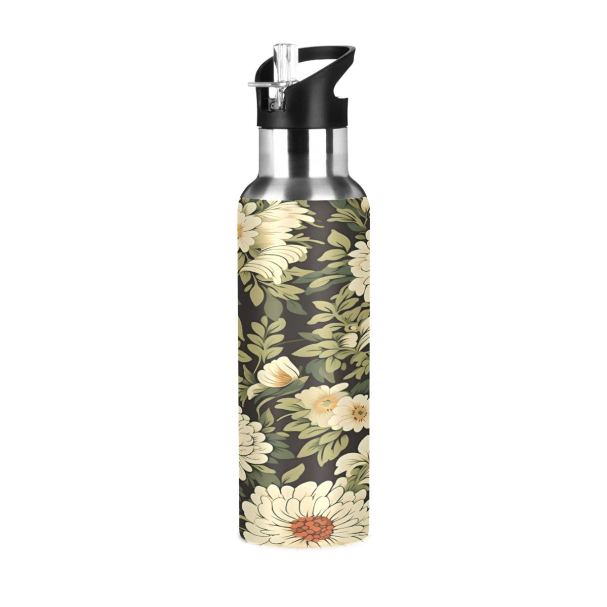Stainless Steel Insulated Water Bottle with Straw Lid F5036