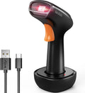2D Wireless Barcode Scanner with Charging Cradle, Pack of 2 P931973