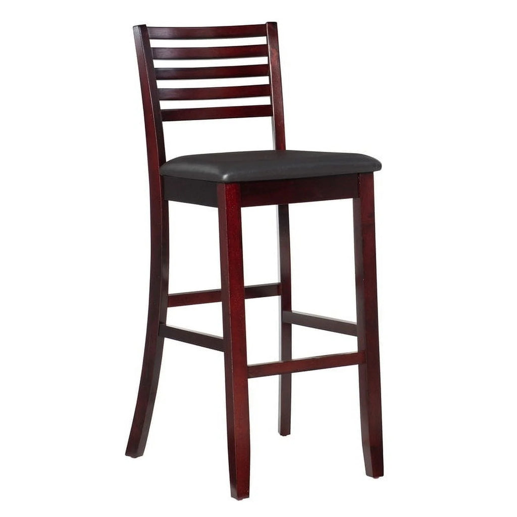 Espresso Ladder Back Bar Stool N692