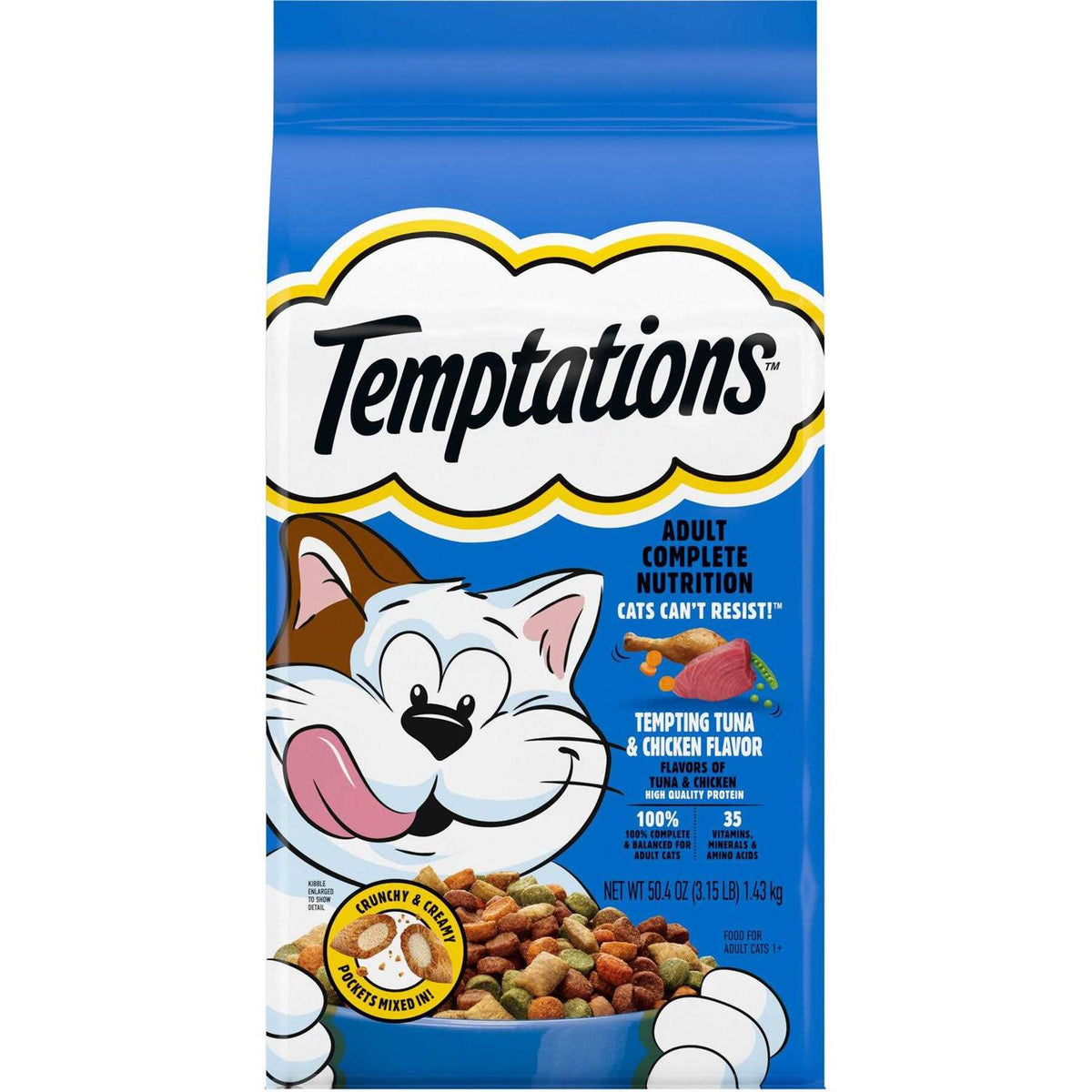Tuna Chicken Flavor Dry Cat Food V4427