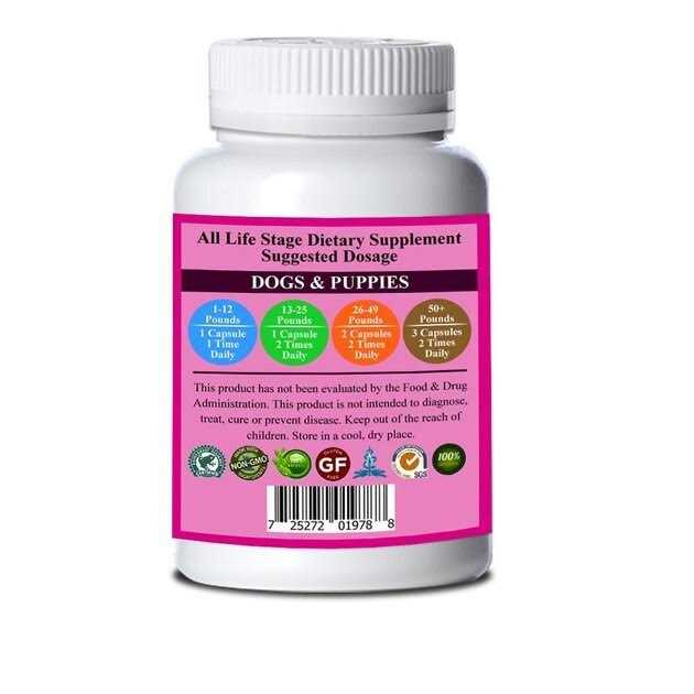 650 mg Dog Caps D260974