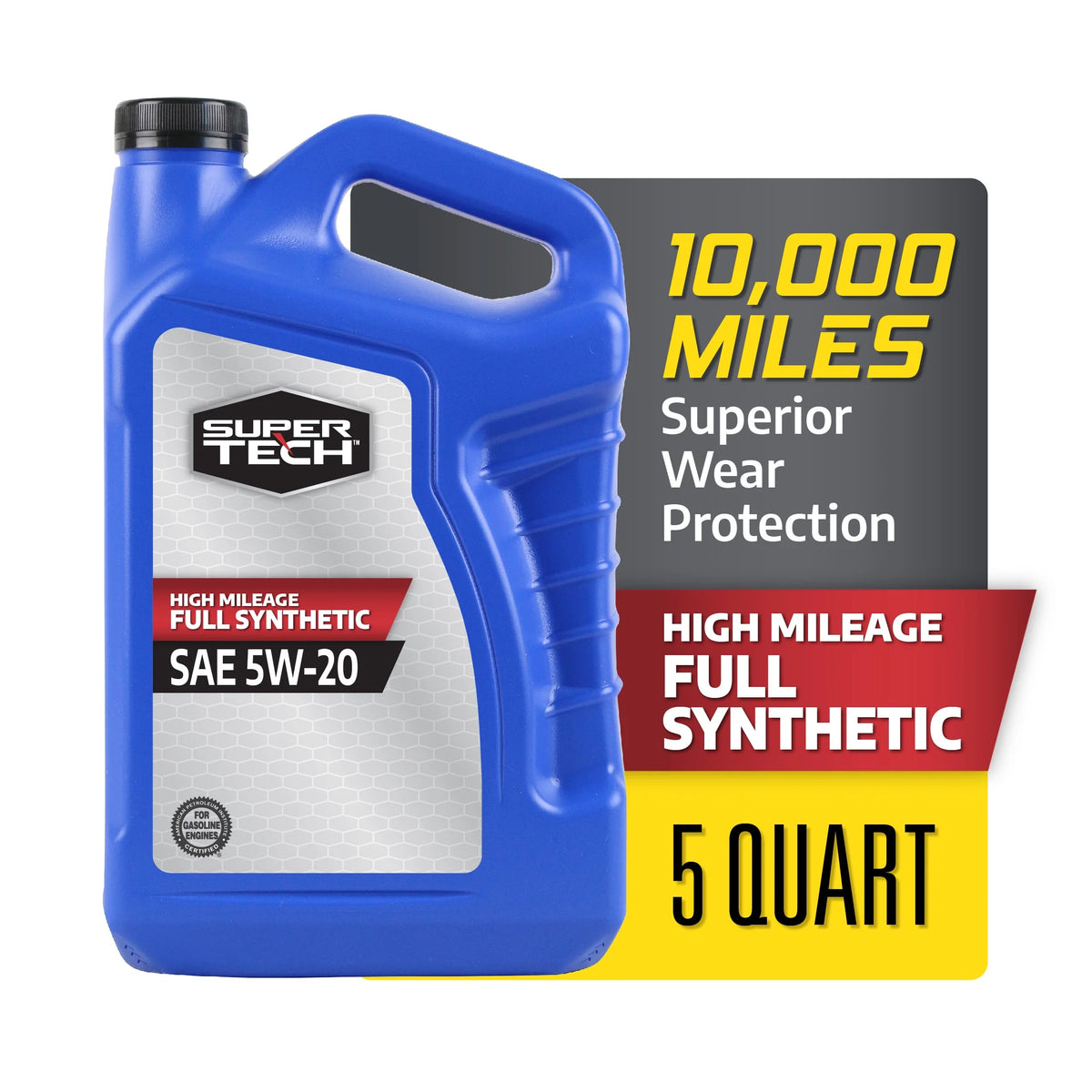5W-20 Full Synthetic Motor Oil, 5 Quarts R2352