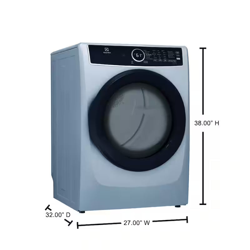 Electric Dryer with Instant Refresh in Glacier Blue C82603