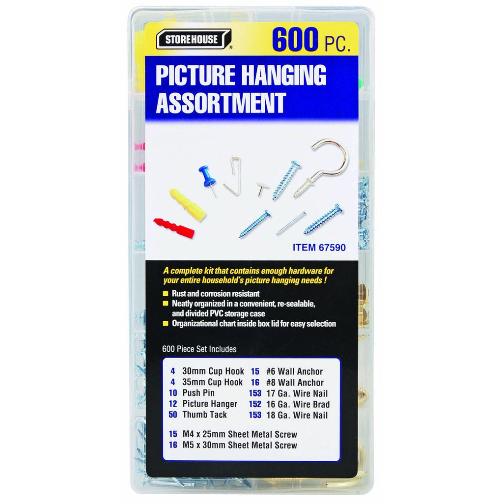600 Piece Hardware Assortment Z1634