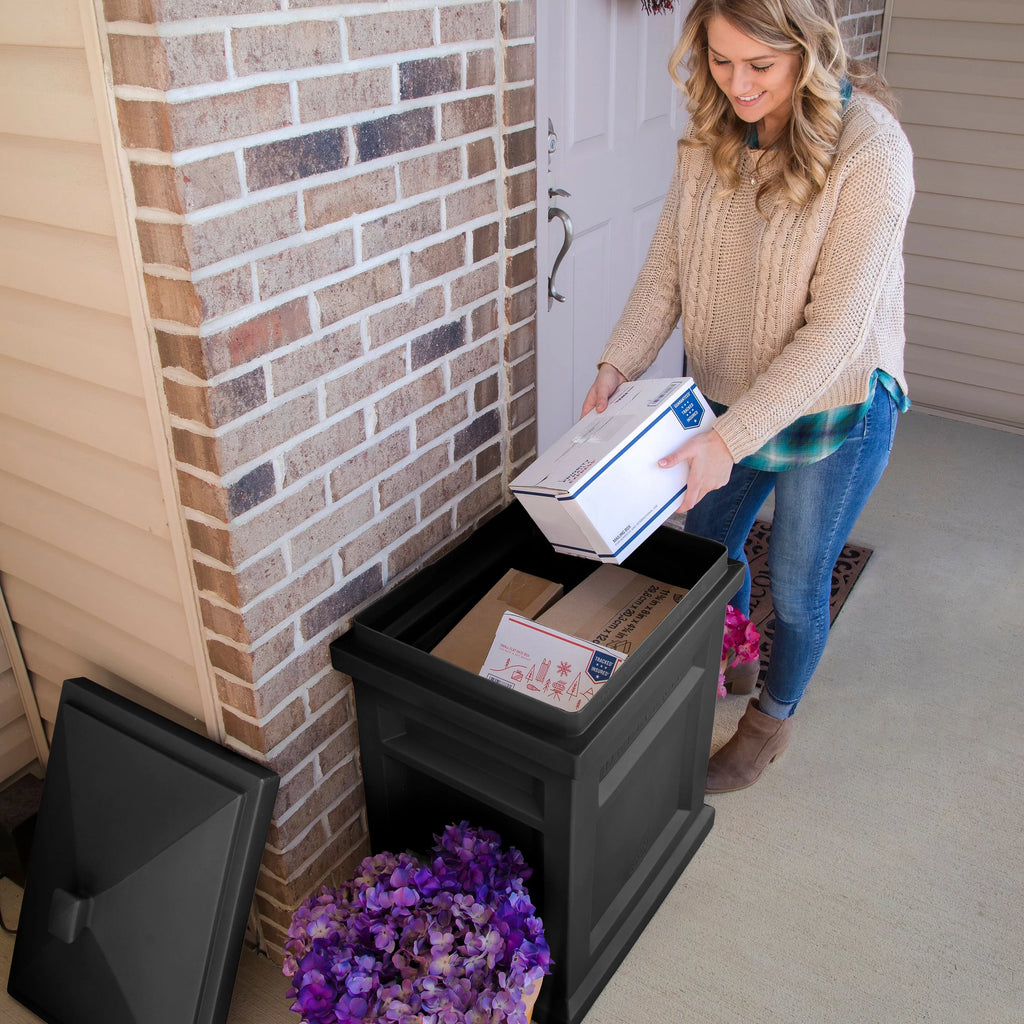 Black Parcel Delivery Box N52570