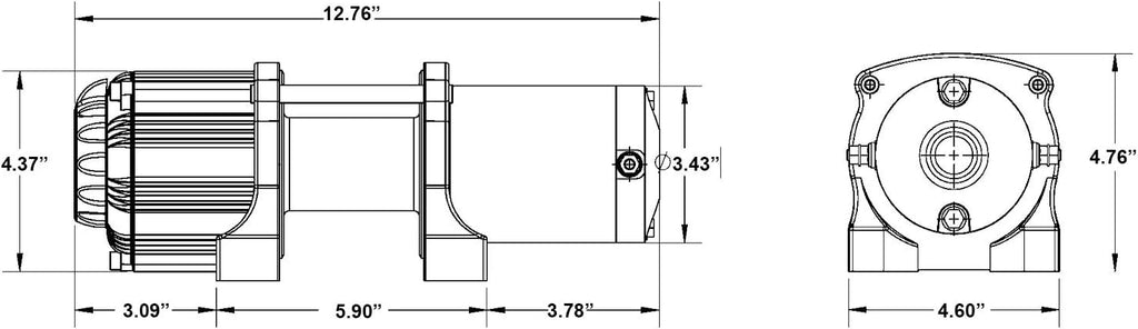 Winch Mounting Plate Pack of 2 R38694