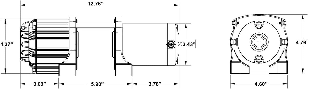 Winch Mounting Plate Pack of 2 R38694