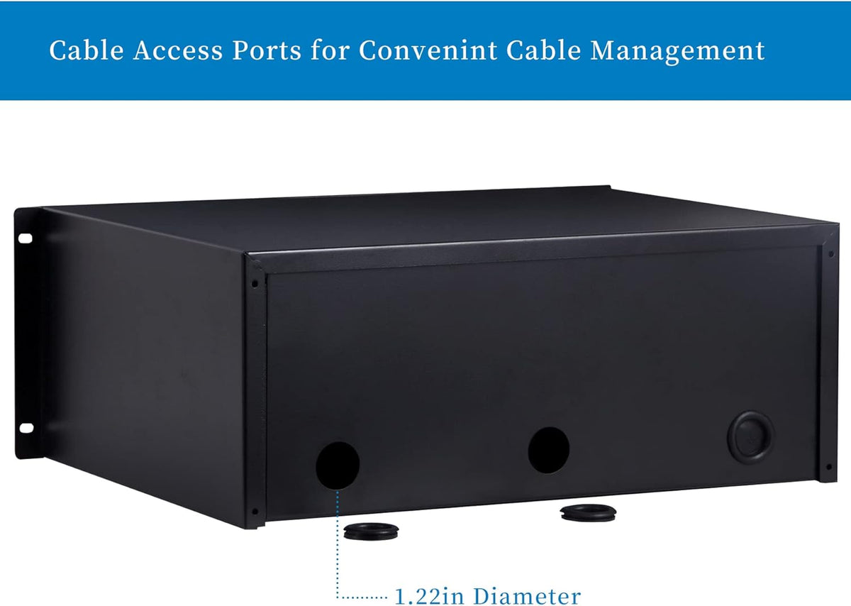 1U Rack Mount Drawer with Lock and Key U417