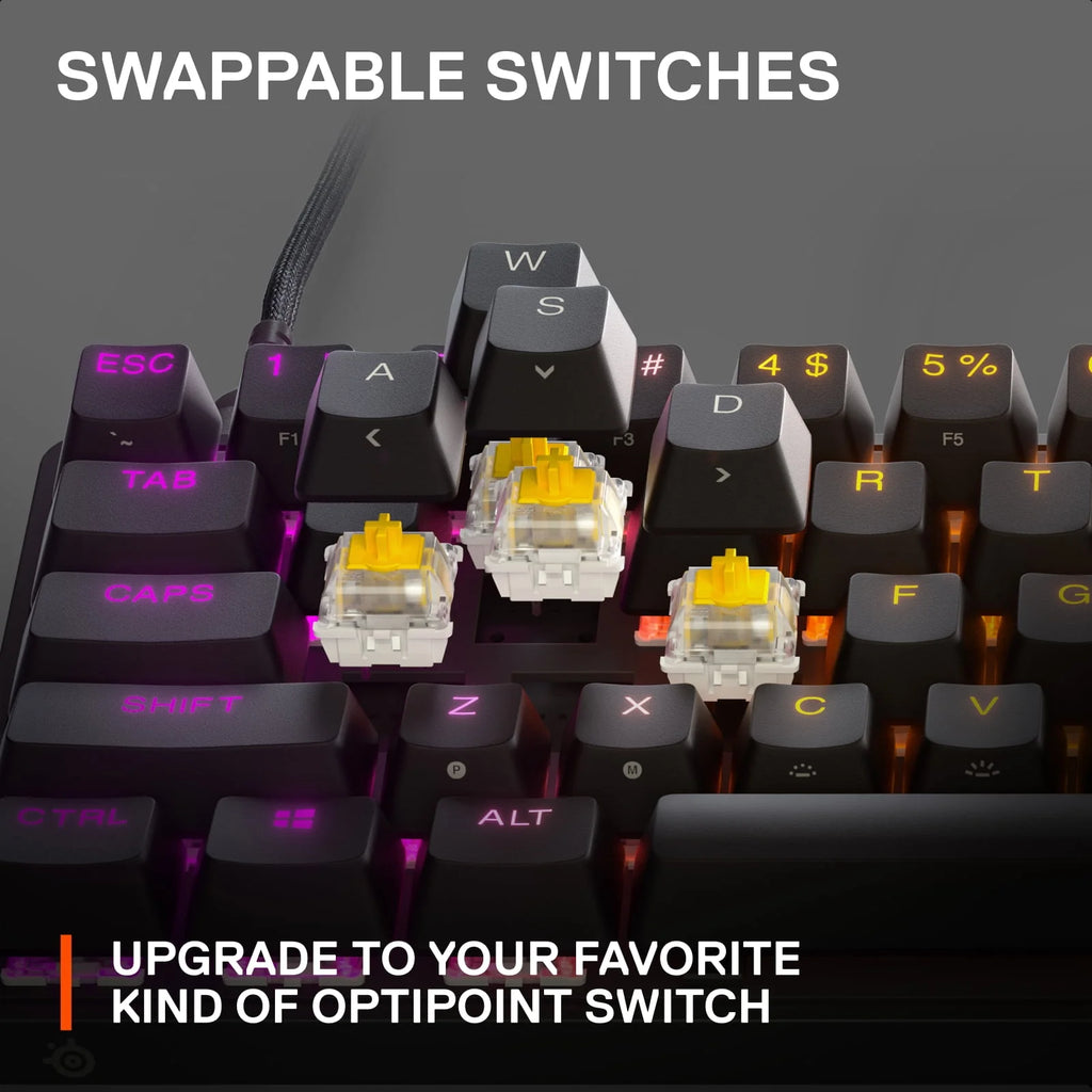 Wired 60% Gaming Keyboard with RGB Lighting - Black O70854