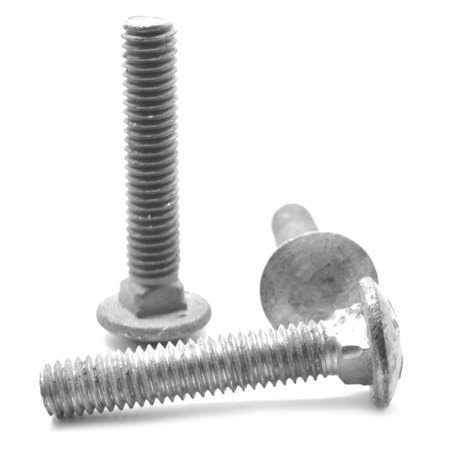 1/4 inch-20 x 7 inch Coarse Thread Grade A Carriage Bolt Low Carbon Steel Hot Dip Galvanized Pk 100 F3252