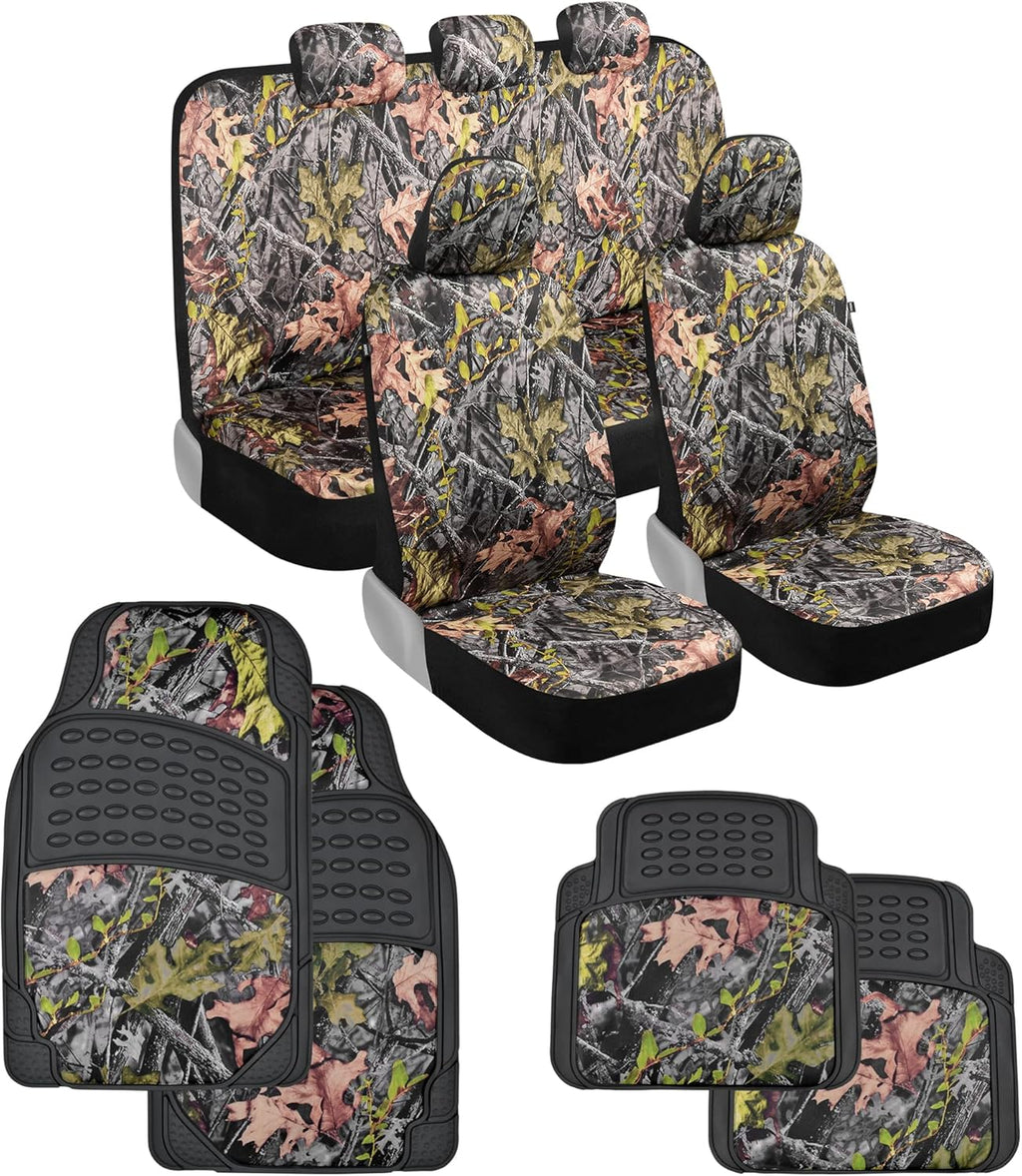 Camo Car Seat Covers and Floor Mats Full Set G833448