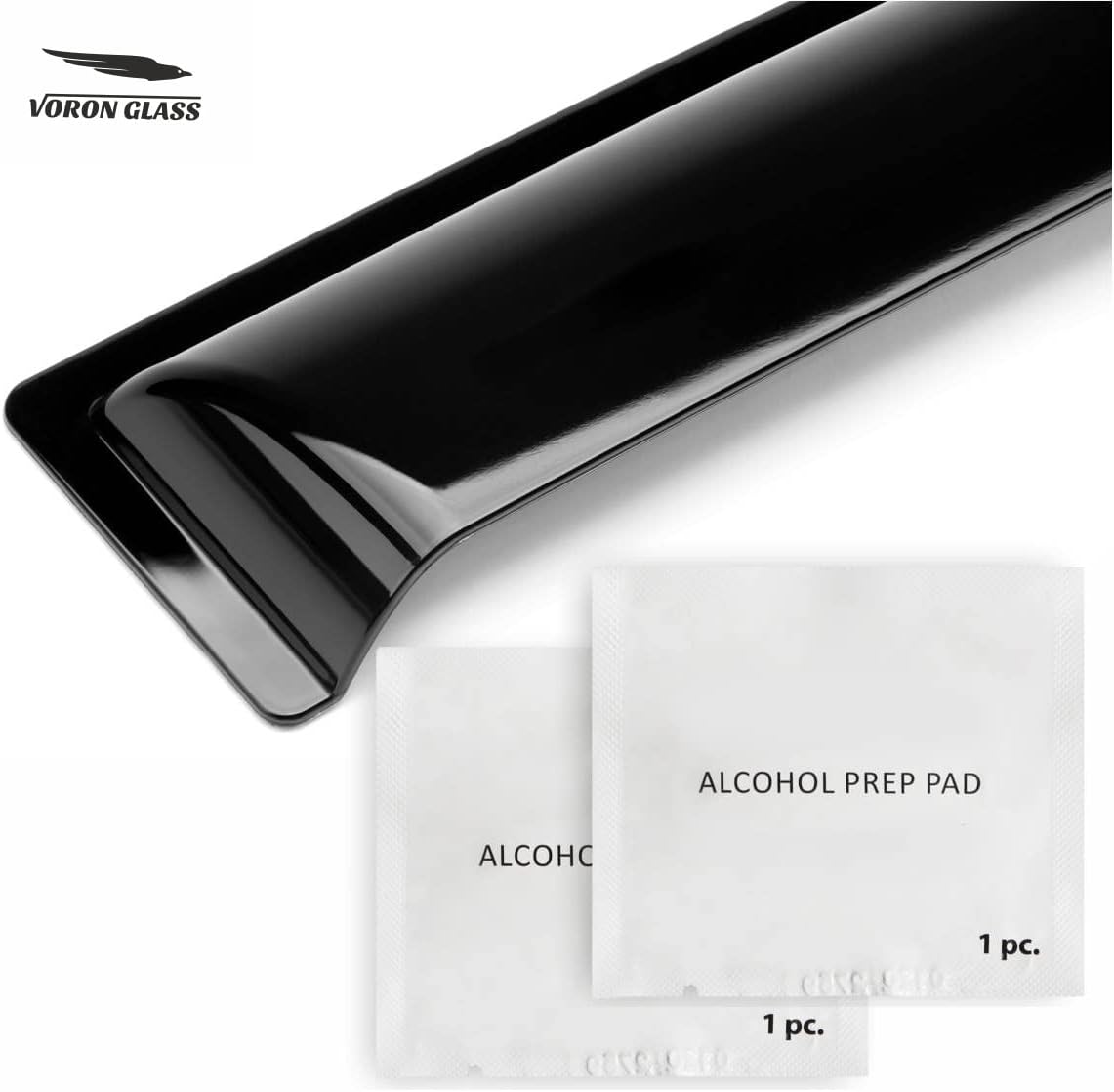 Tape-on Window Deflectors for Trucks Crew Cab 4 Pieces B821731