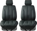 Black Leather Car Seat Covers G8556