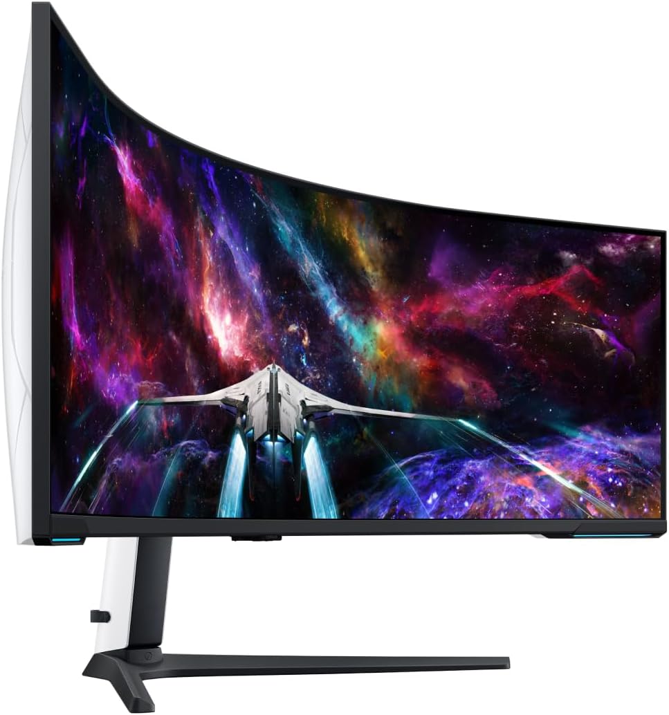 57" Dual 4K UHD 1000R Curved Gaming Monitor, 240Hz, 1ms, Quantum Mini-LED, DisplayHDR 1000 O93358