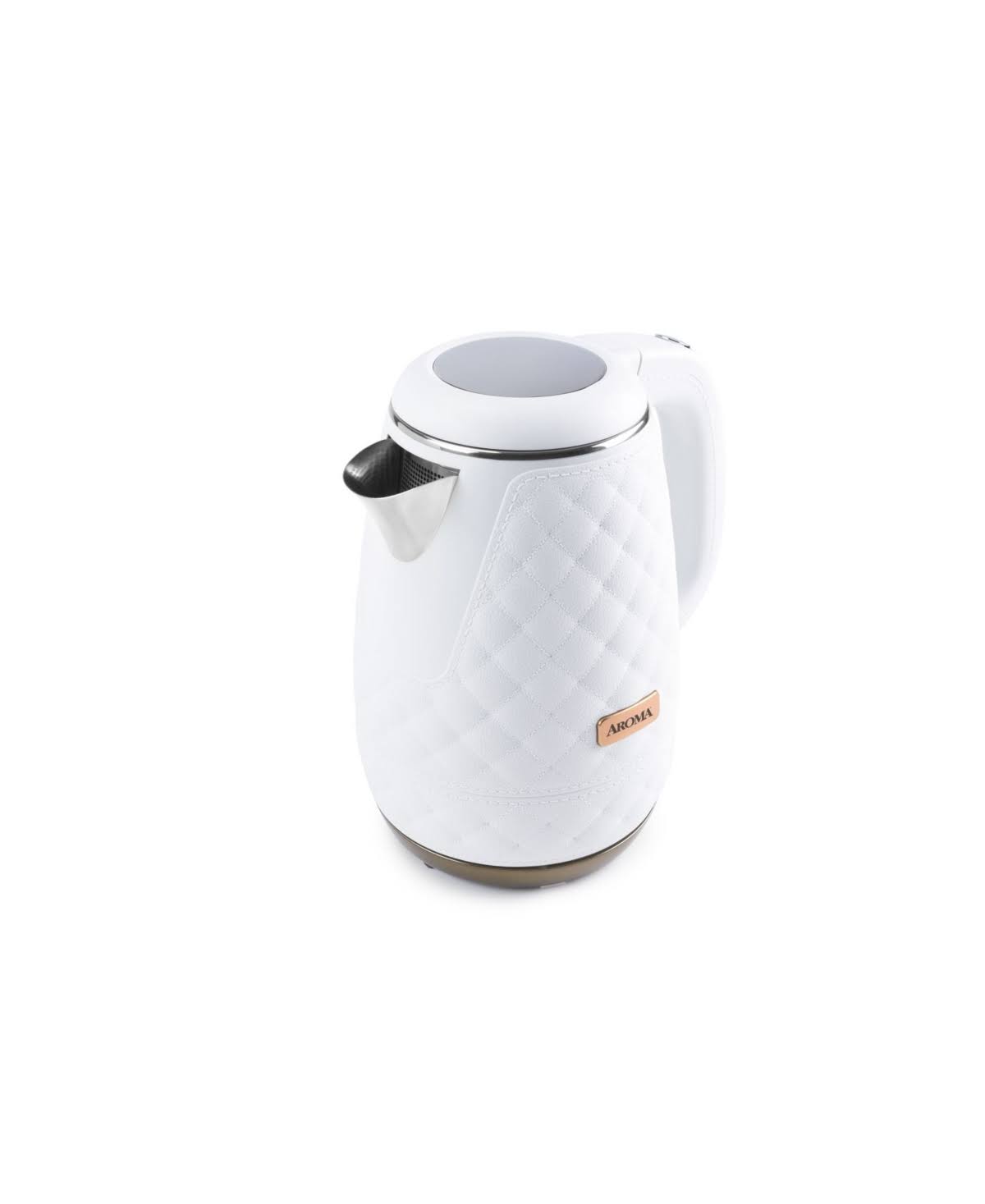 White 1.2L Stainless Steel Electric Water Kettle J498