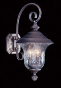 3-Light Raw Copper Exterior Wall Mount Z361