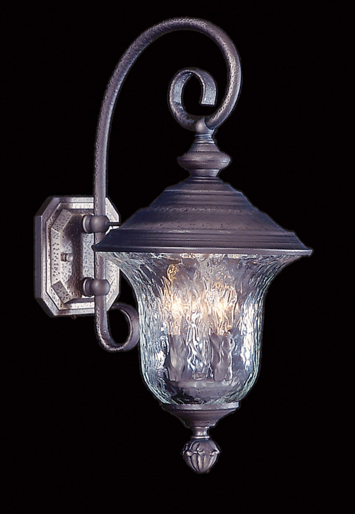 3-Light Raw Copper Exterior Wall Mount Z361