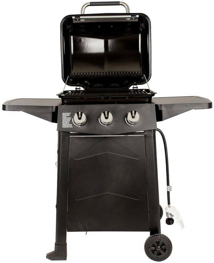 3-Burner Propane Gas Grill in Black G7138