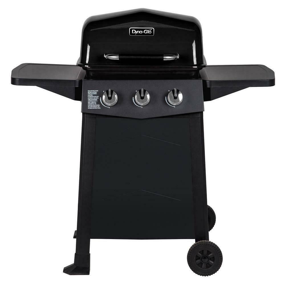 3-Burner Propane Gas Grill in Black G7138