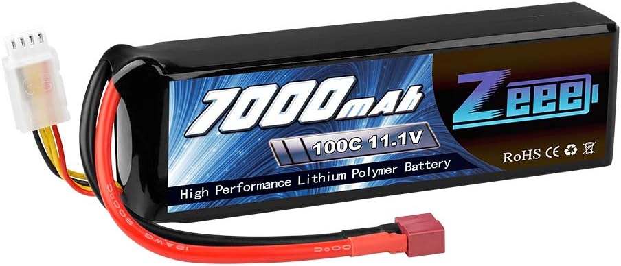 11.1V 3S Lipo Battery 100C 7000mAh Deans Connector Soft Case I919