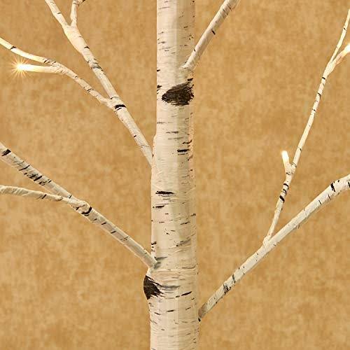 Lighted White Birch Tree 6ft I98537