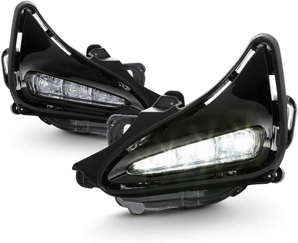 LED Bumper Fog Driving Lights with Switch Assembly Driver & Passenger Side S8005