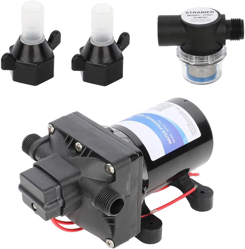 12V 3.0GPM RV Water Pump with Strainer R9816