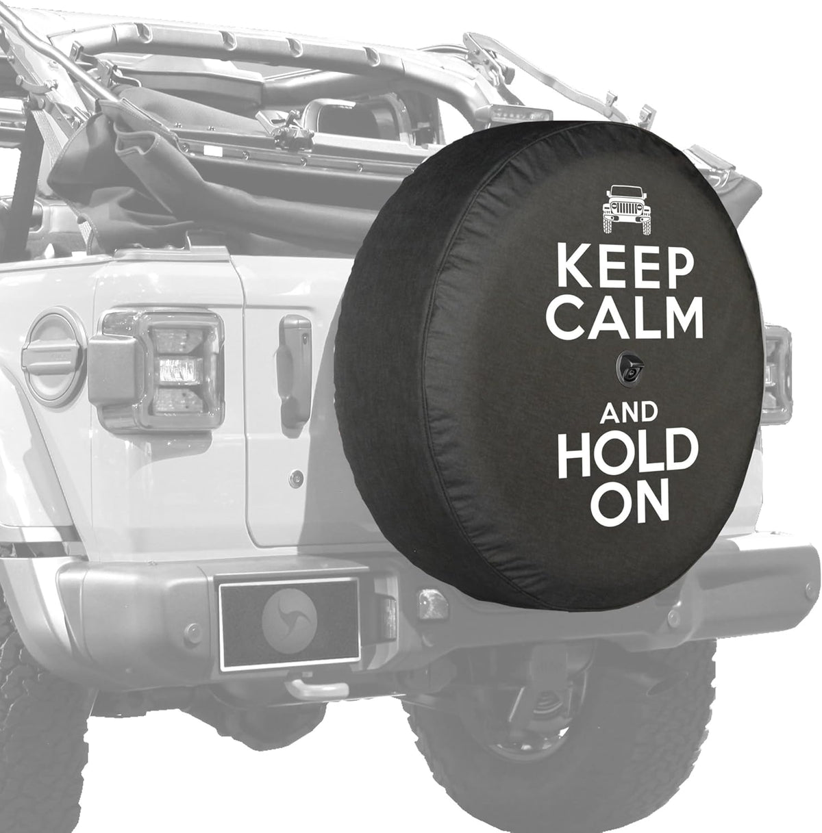 Soft JL Tire Cover with Back-up Camera F5232