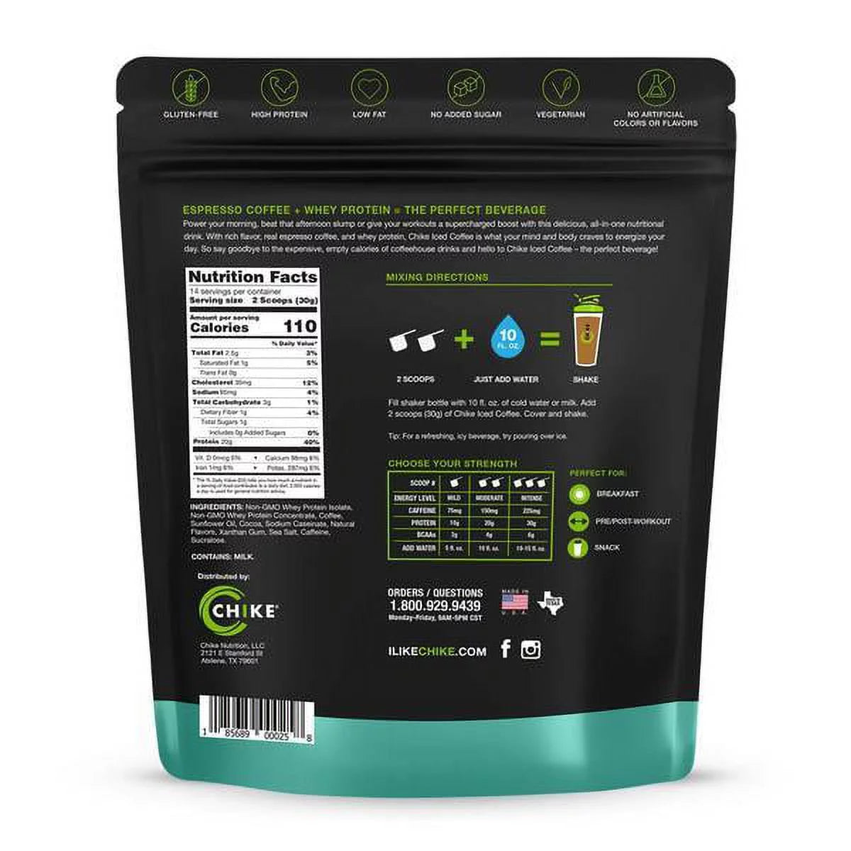 High Protein Iced Coffee Mocha Mint U62032