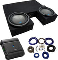 Compatible with Toyota Tundra Double Cab Truck Dual 10 Sub Box Enclosure U8975